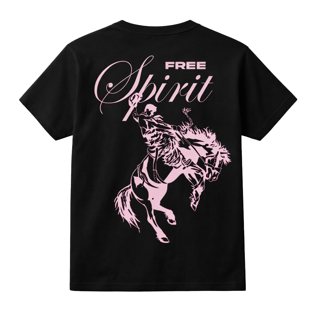 "Free Spirit" Black T-Shirt